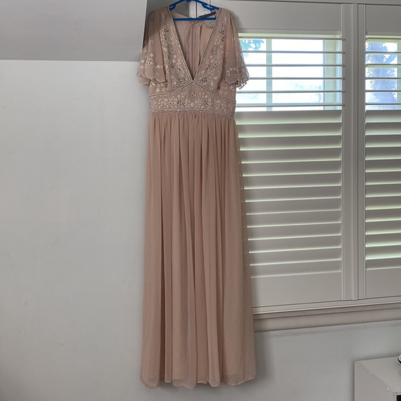 BHDLN Anthropologie Fresna Flutter Sleeve Dress - Picture 8 of 12